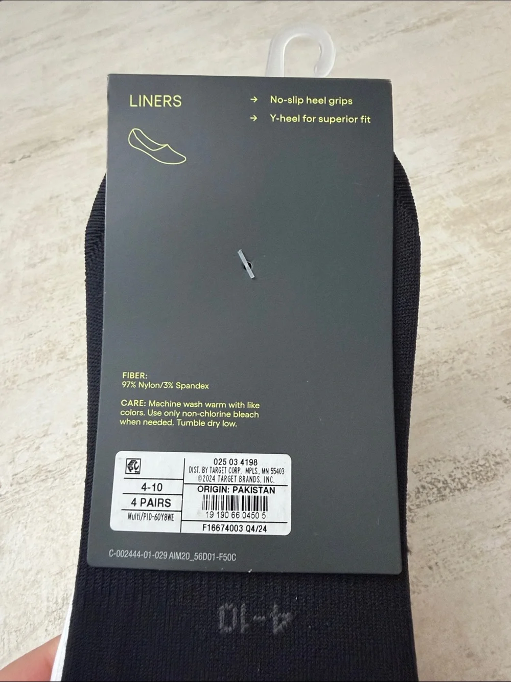 all in motion 3 pair No-Show Liner Socks - Women's Pack